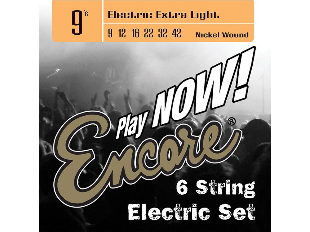 Encore Nickel Wound Electric Guitar String Set ~ Extra Light
