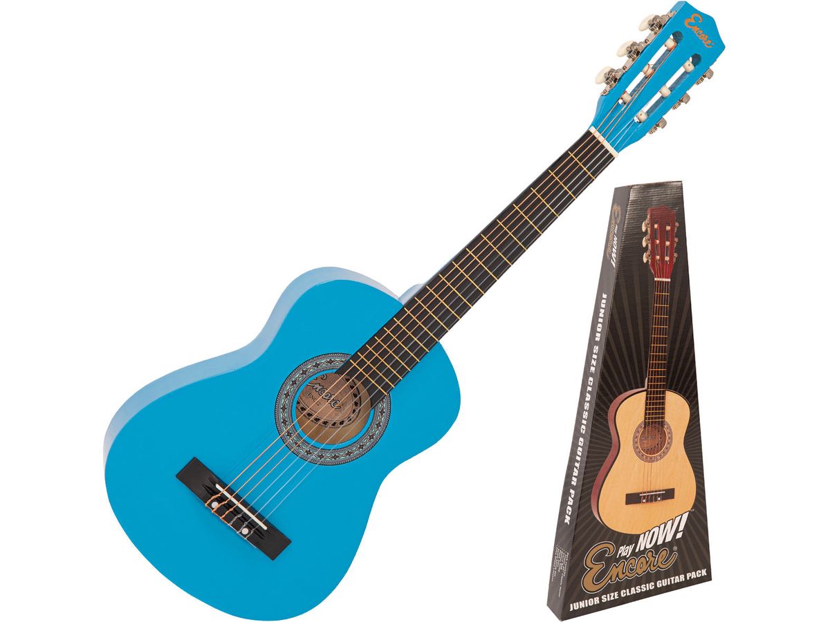 Encore Junior Size 30" Classic Guitar Pack ~ Blue