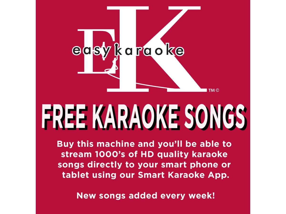 Easy Karaoke Bluetooth® Karaoke System + 1 Microphone