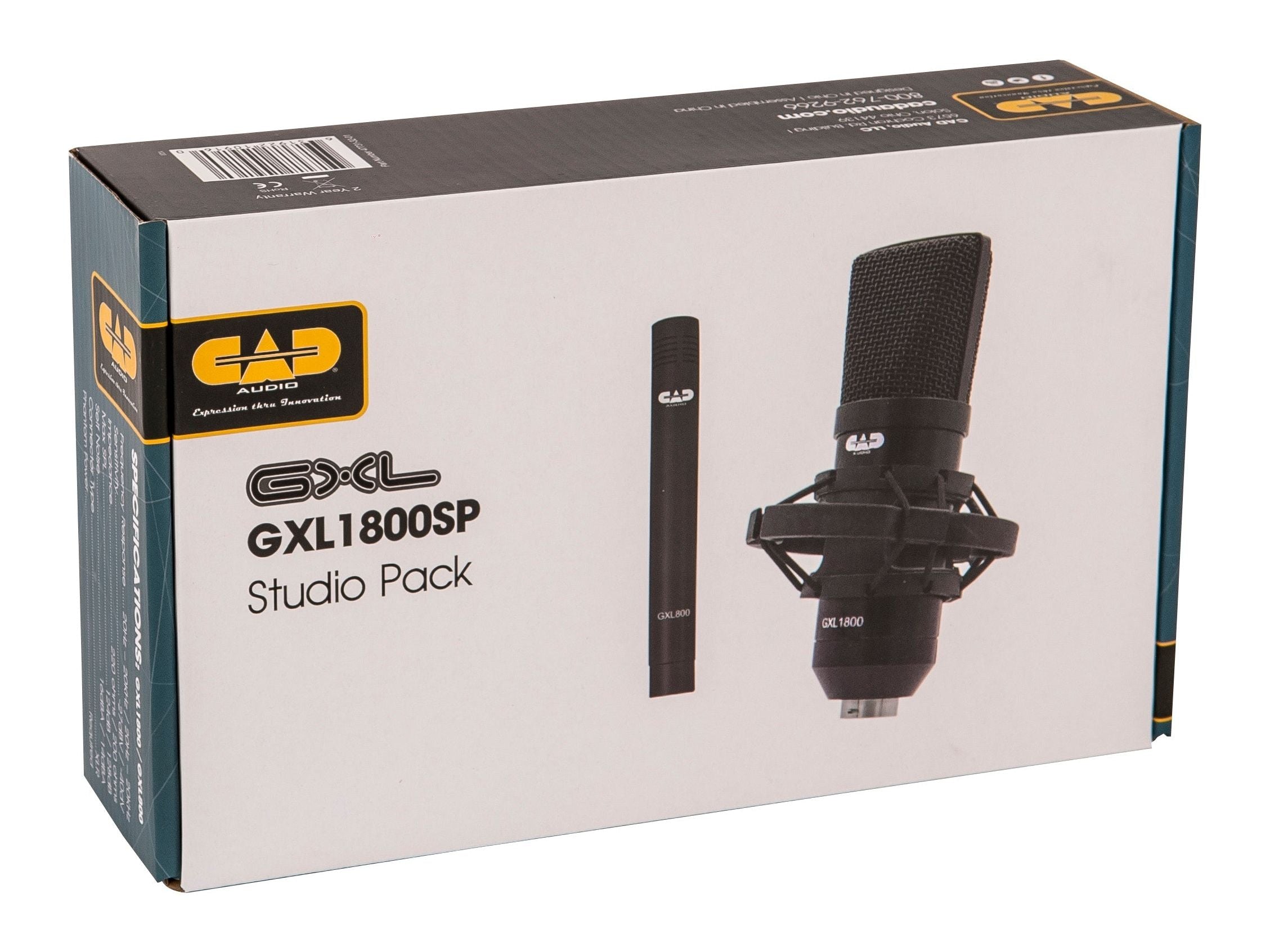 CAD GXL 1800 Studio Pack ~ 2 x Condenser Microphones