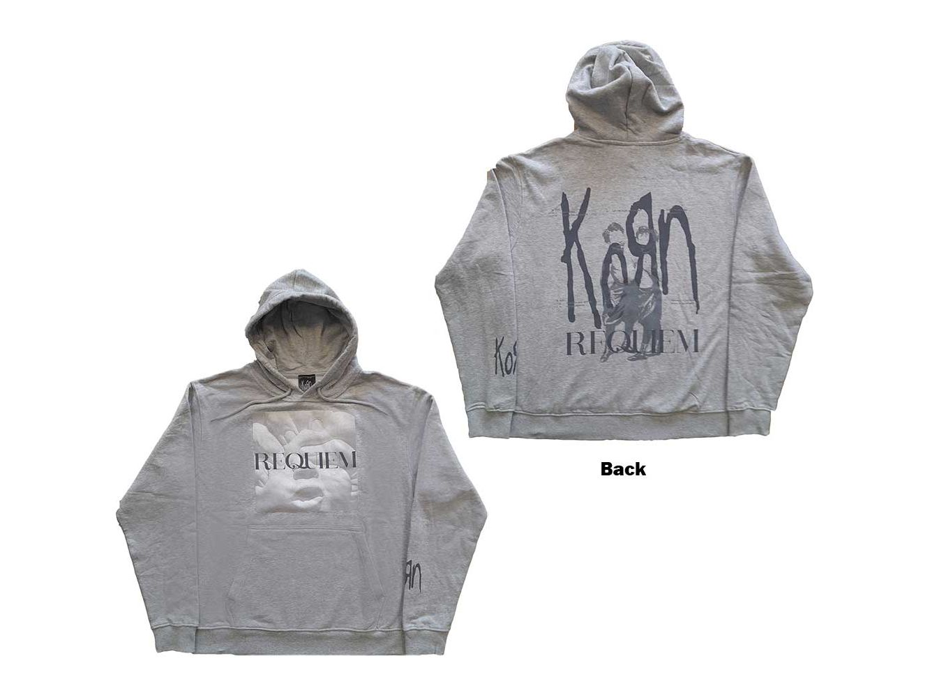 KORN UNISEX PULLOVER HOODIE REQUIEM (BACK PRINT)