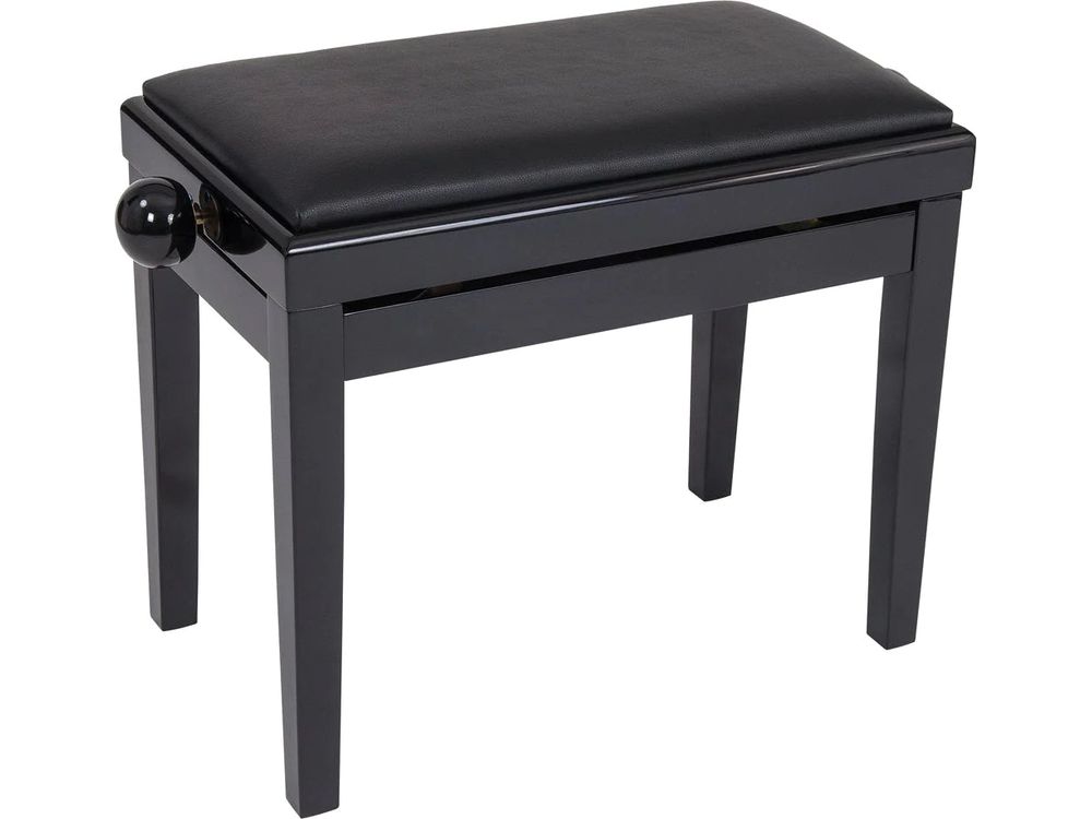 Kinsman Adjustable Piano Bench ~ Polished Gloss Black