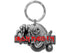 IRON MAIDEN KEYCHAIN: THE NUMBER OF THE BEAST (ENAMEL IN-FILL)