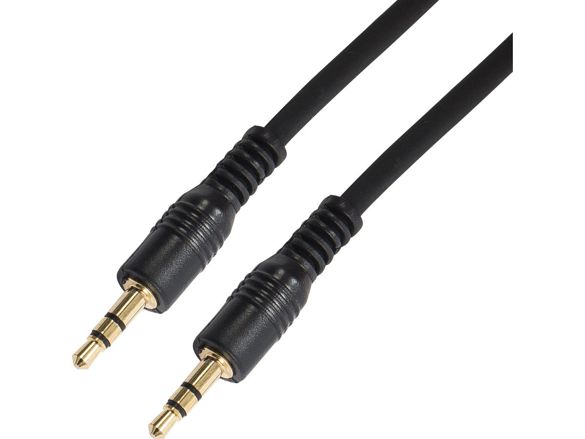 Kinsman Standard Soundcard Cable ~ 3.5mm Stereo/3.5mm Stereo ~ 10ft/3m