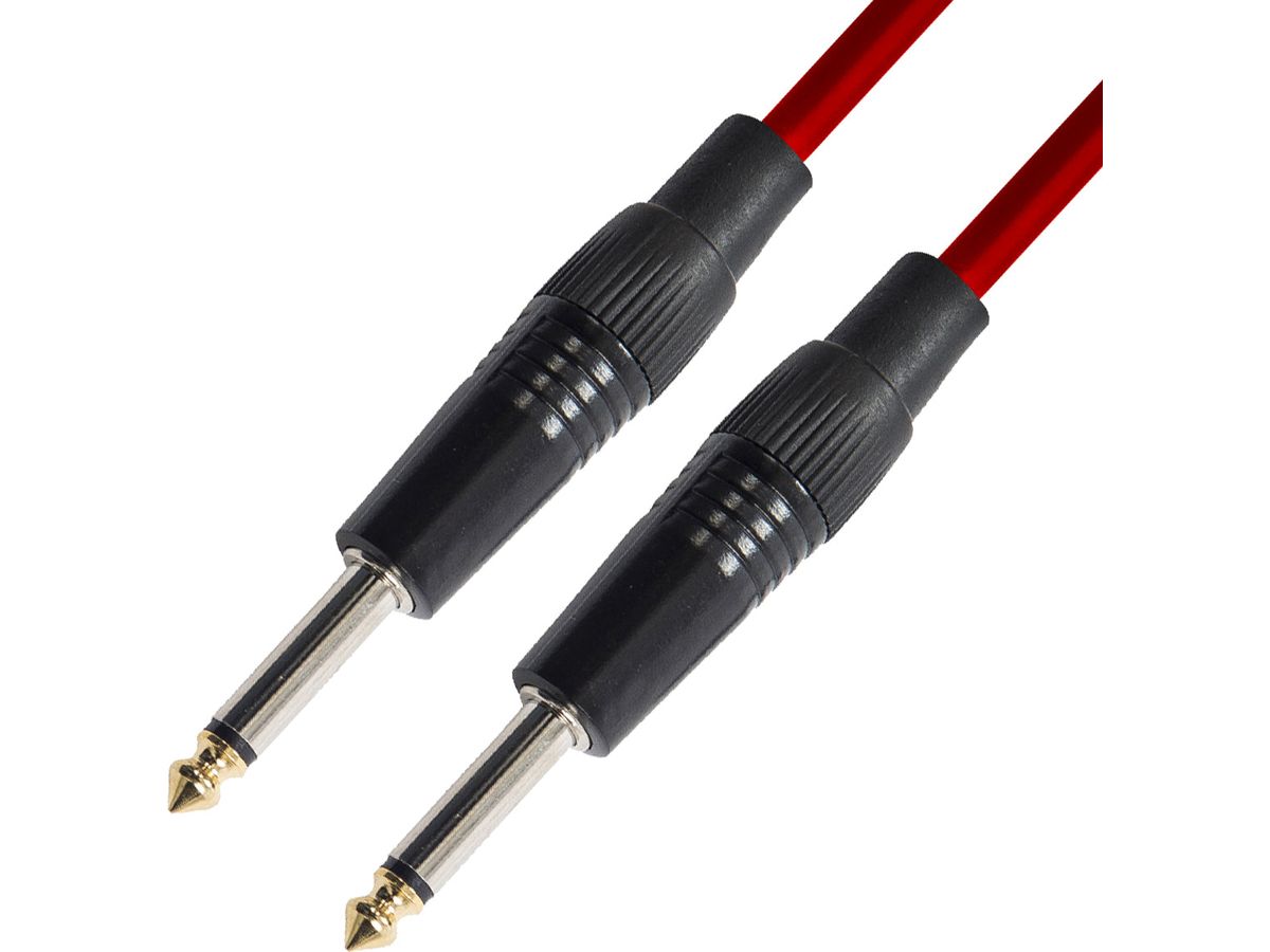 Kinsman Standard Instrument Cable ~ 10ft/3m ~ Red
