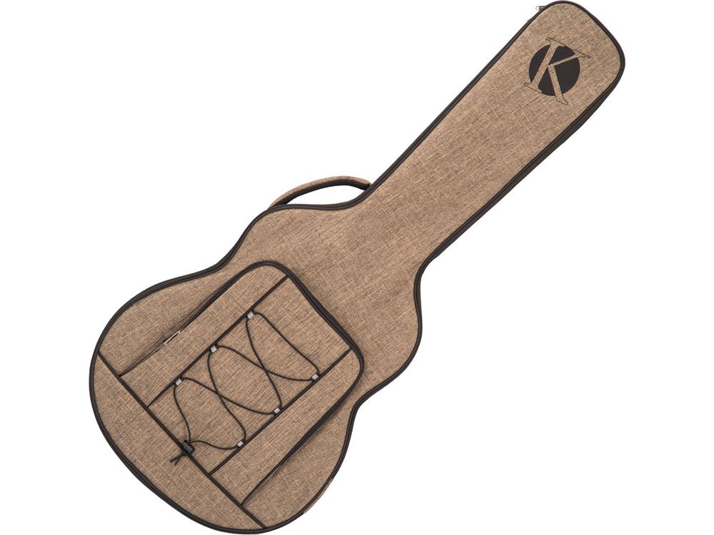 Kinsman Ultima™ Hardshell Jumbo Guitar Bag ~ Brown