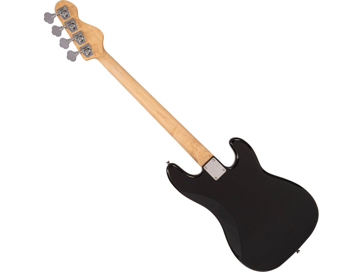Vintage V40 Coaster Series Bass Guitar Pack ~ Left Hand Boulevard Black
