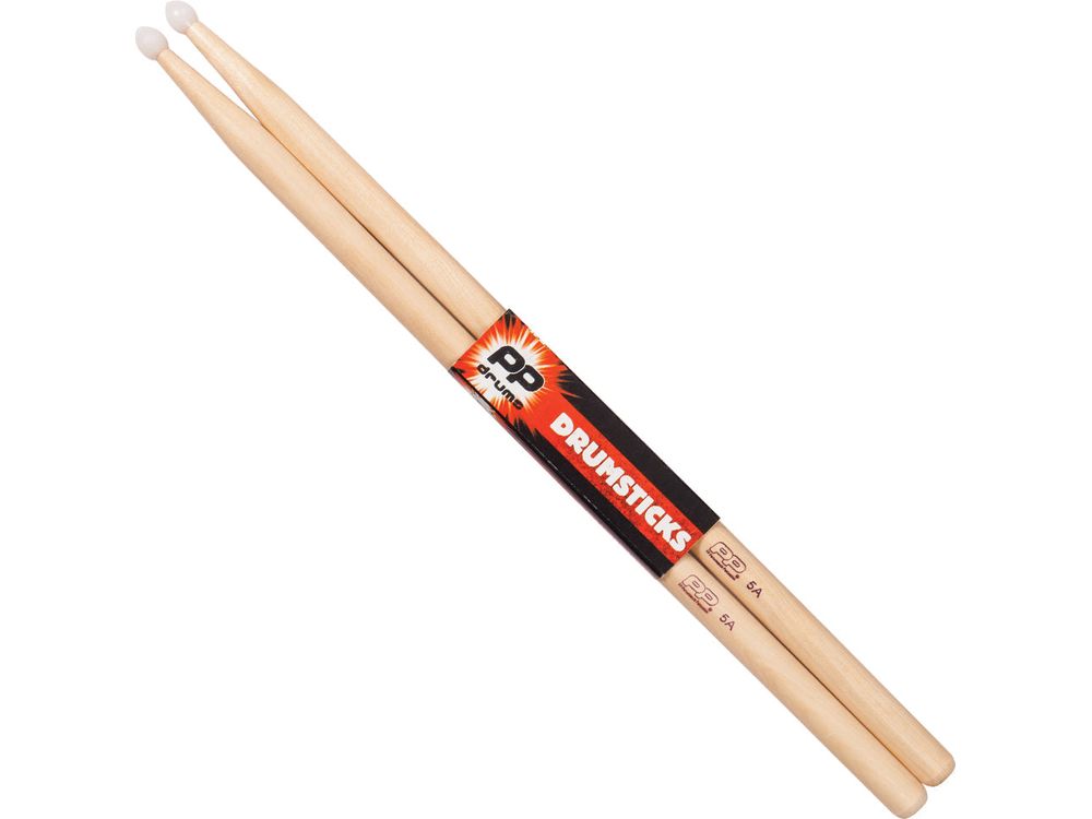 PP Drums Nylon Tip Drum Sticks ~ 5A