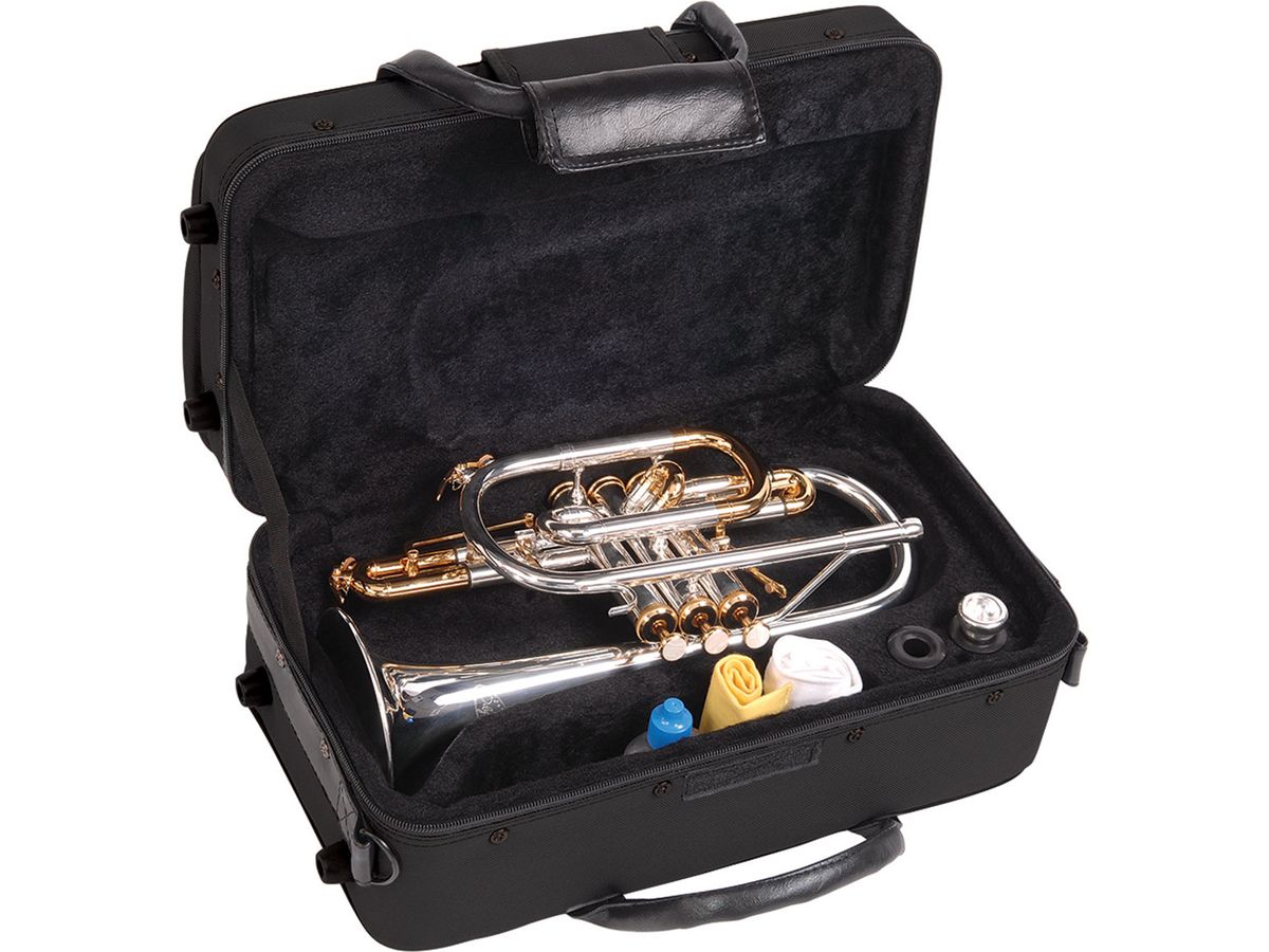 Odyssey Premiere 'Bb' Cornet Outfit ~ Silver Plated