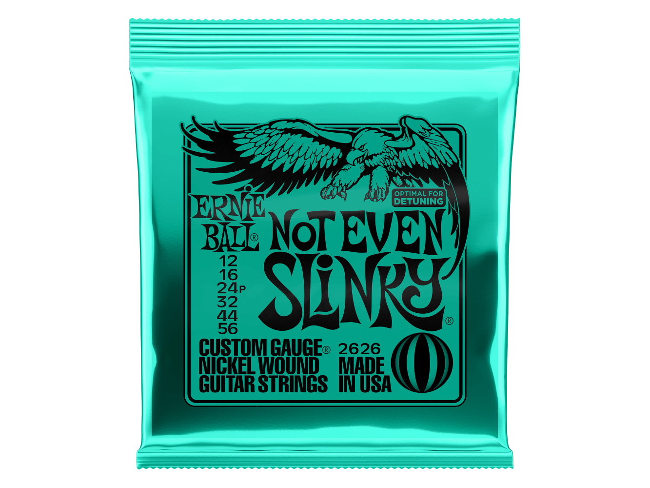 Ernie Ball 2626 Not Even Slinky Electric Guitar Strings 12-56