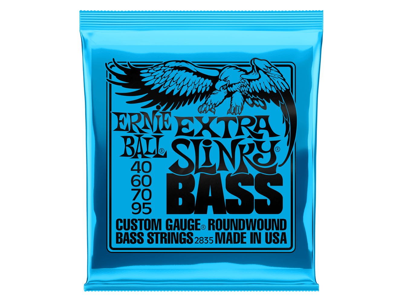 Ernie Ball 2835 Extra Slinky Bass Guitar Strings 40-95