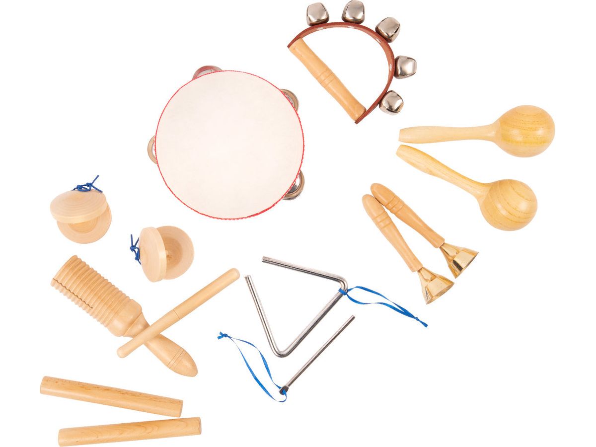 PP World Musical Instrument Wooden Percussion Set