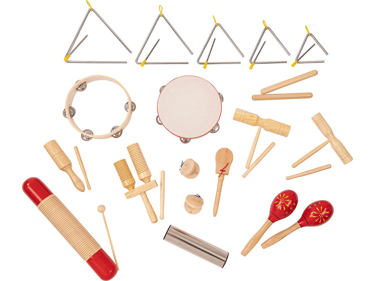 PP World Musical Instrument Classroom Percussion Set