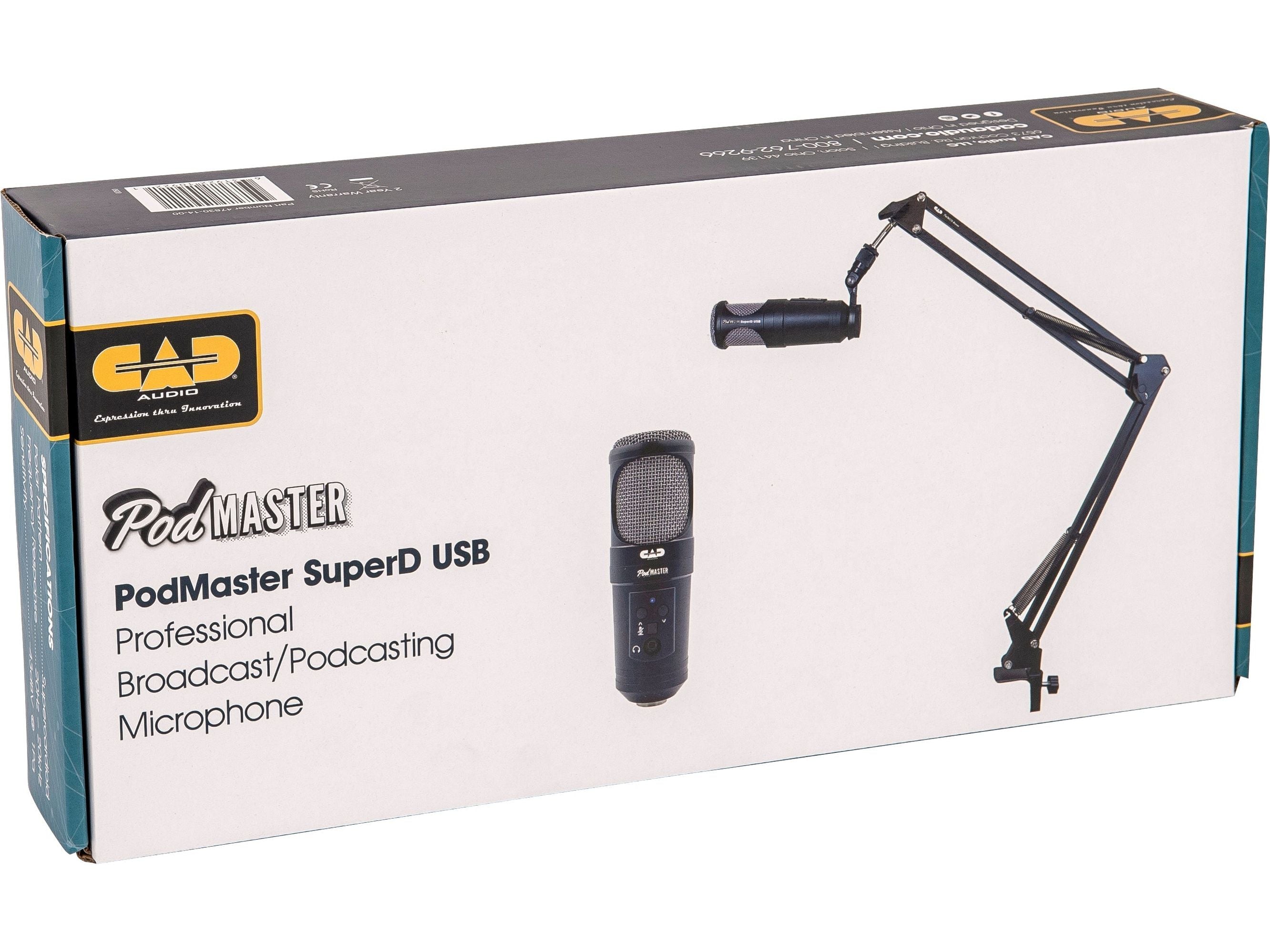 CAD Podmaster Super D USB Microphone Kit