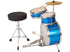 PP Drums Junior 3 Piece Drum Kit ~ Metallic Blue