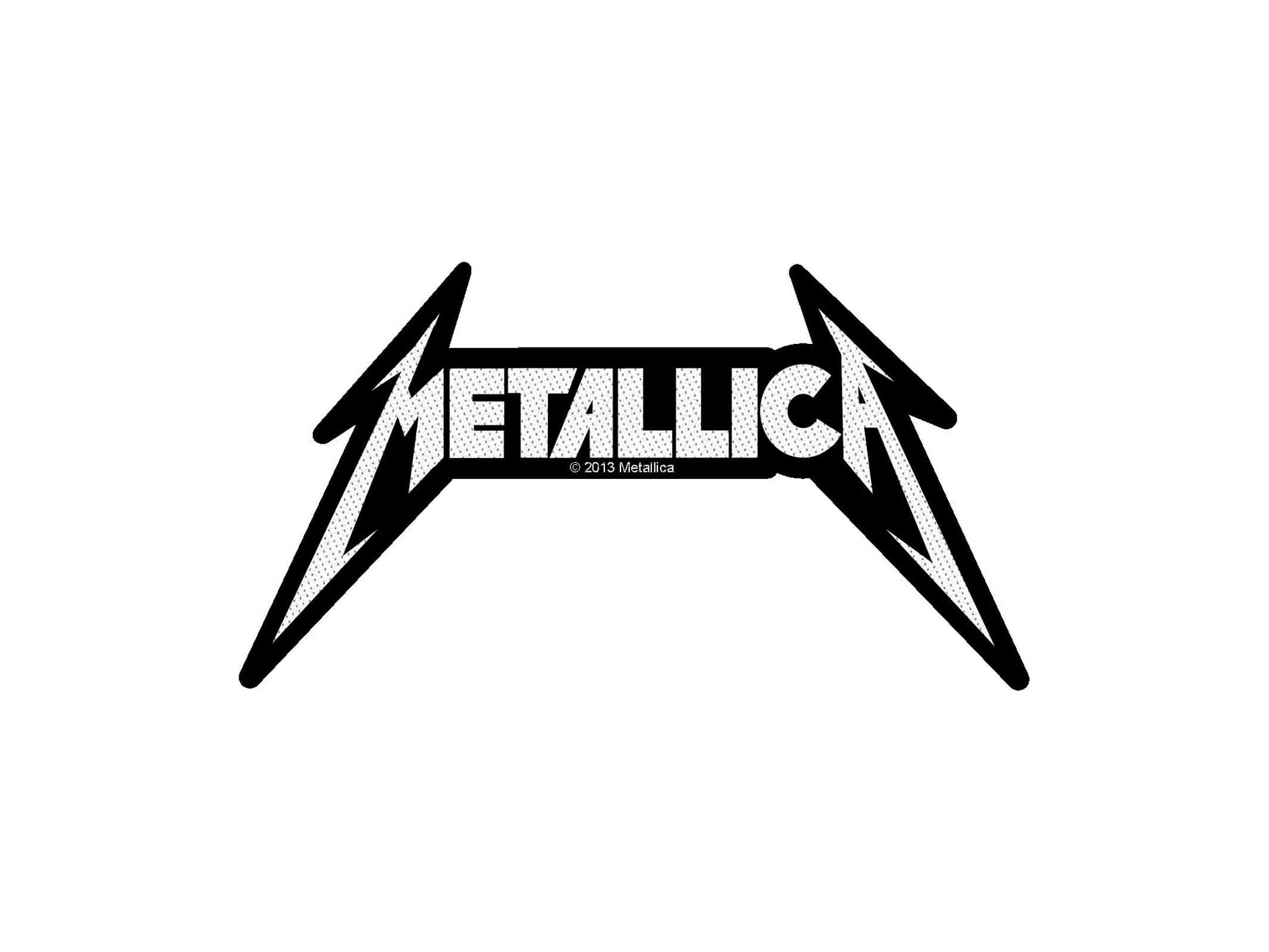 Metallica Standard Patch: Shaped Logo (Sew on)
