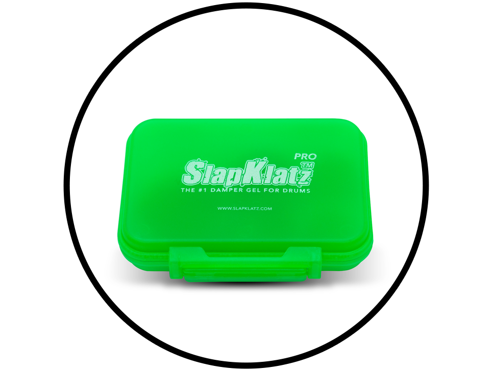 SlapKlatz Pro 10 Piece Drum Dampers in Green