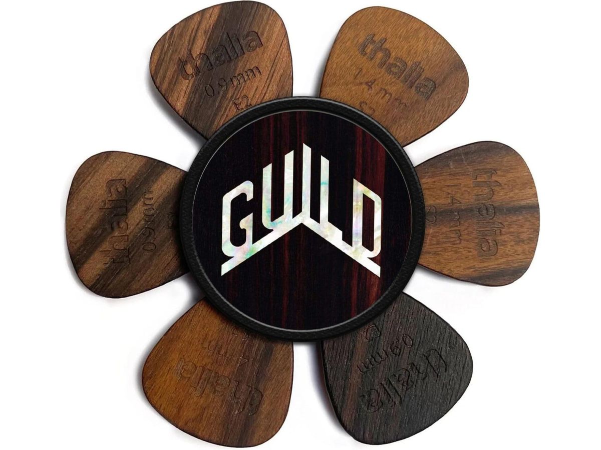 Guild® by Thalia Pick Puck ~ Black Ebony with Guild Pearl Logo