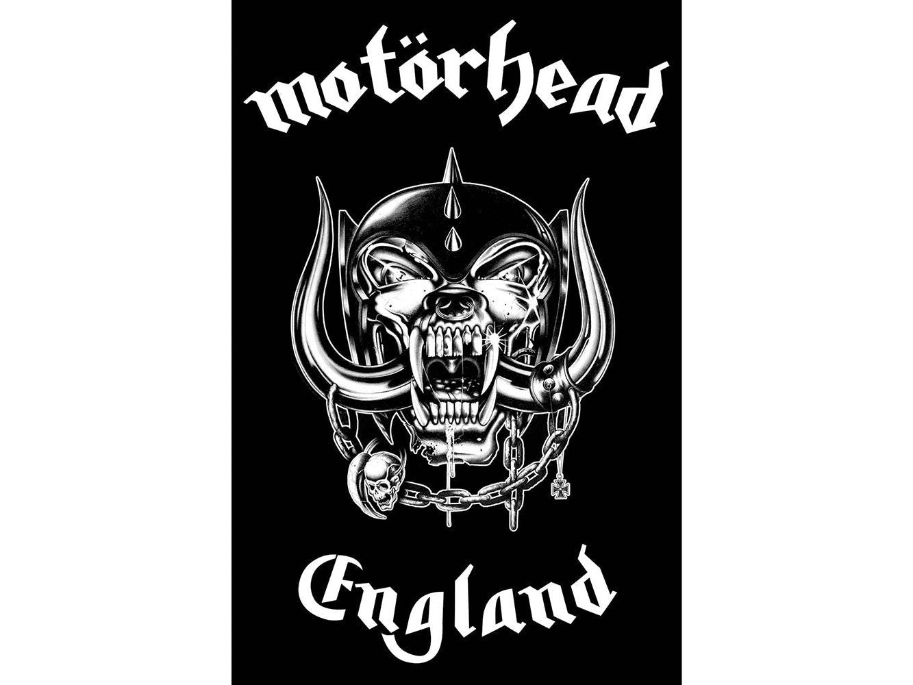 Motorhead 'England' Textile Poster