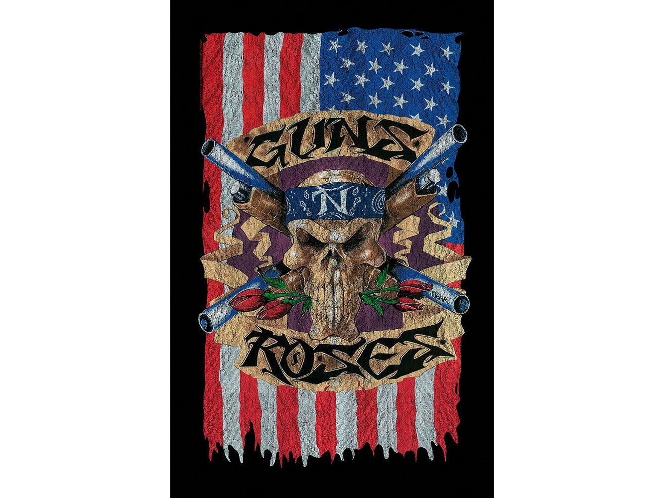 Guns N' Roses 'Flag' Textile Poster