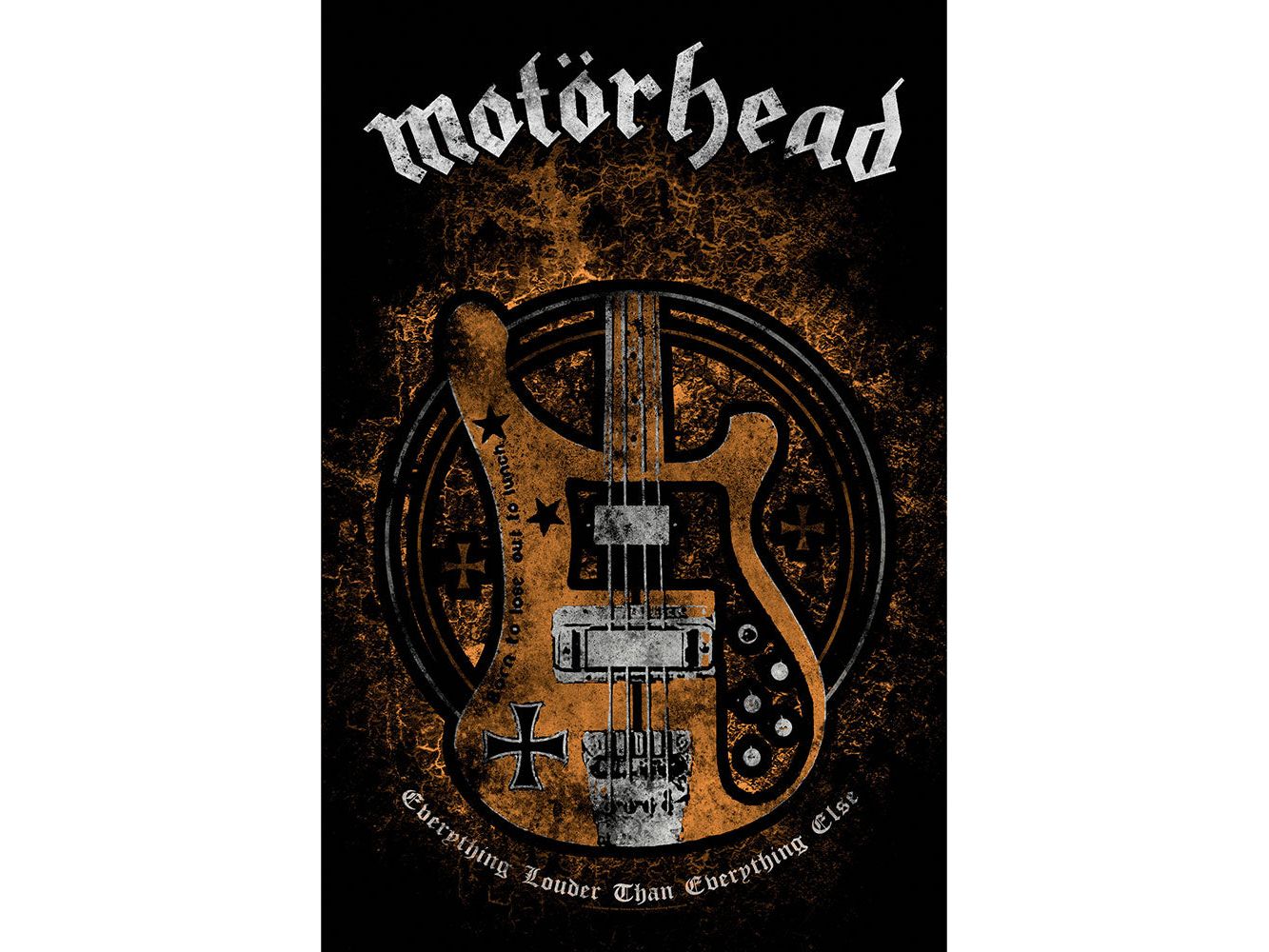 Motorhead 'Lemmy's Bass' Textile Poster