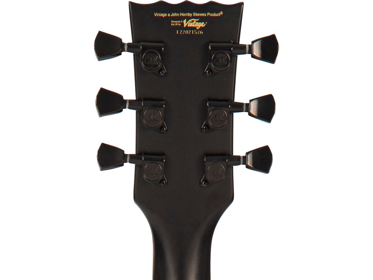 Vintage VMX Series V100 Electric Guitar ~ Satin Black