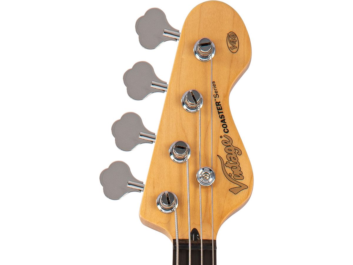Vintage V49 Coaster Series Bass Guitar Pack ~ Boulevard Black