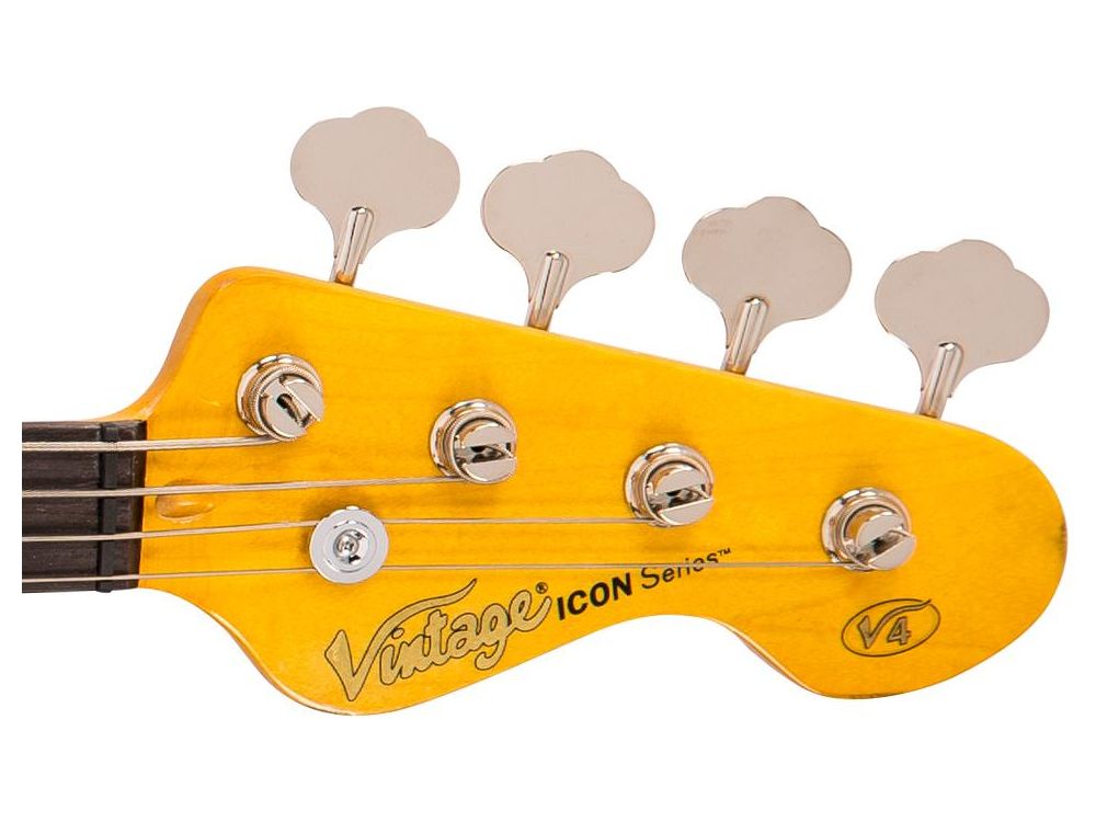 Vintage V4 ICON Bass ~ Distressed Sunset Sunburst