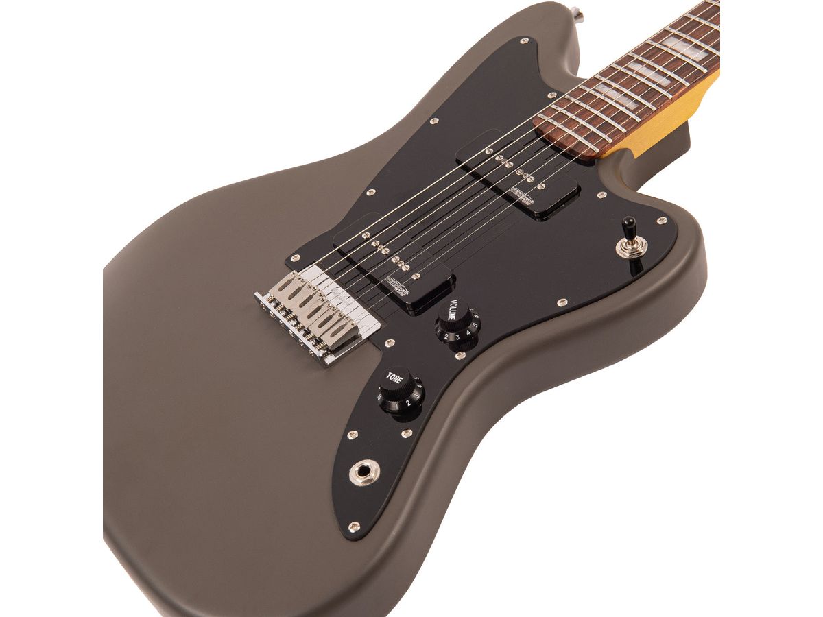 Vintage V65H ReIssued Hard Tail Electric Guitar ~ Satin Grey