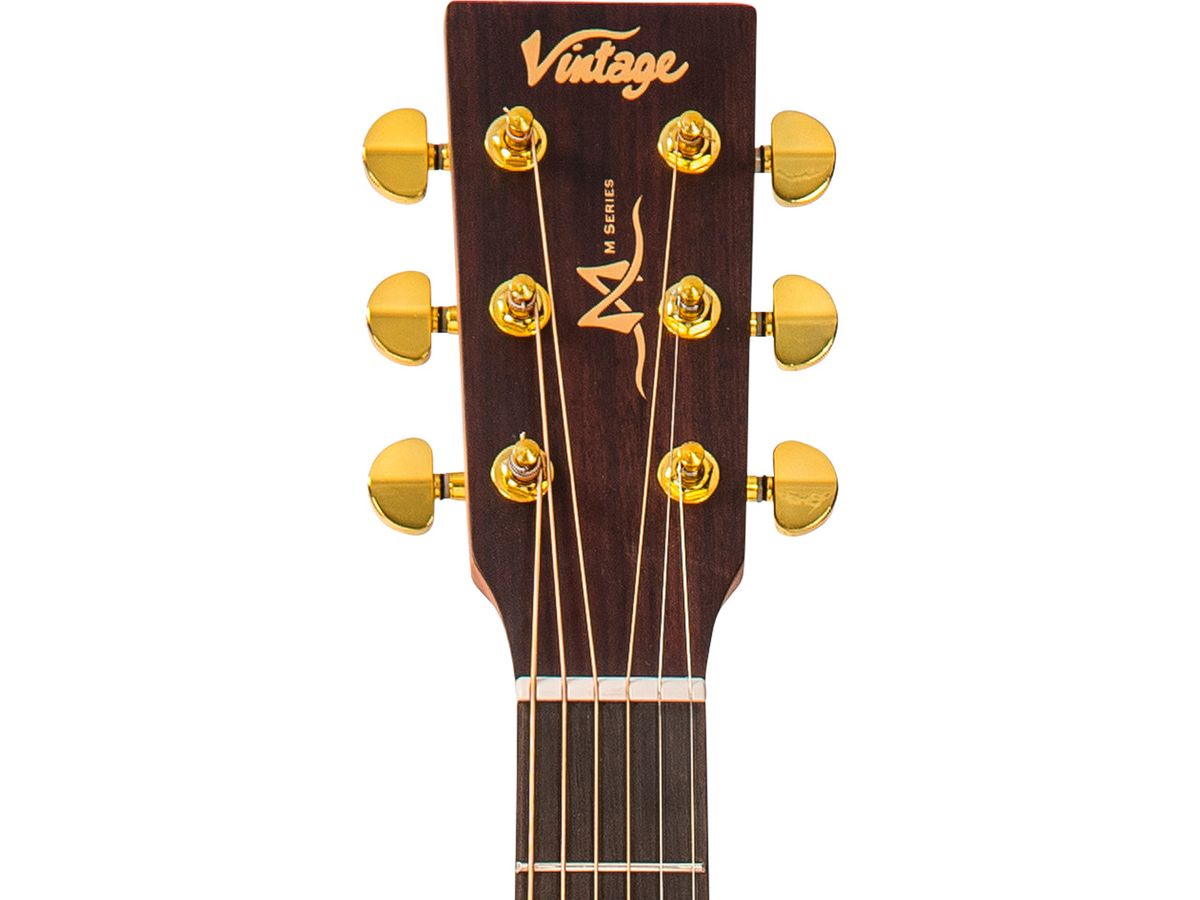 Vintage Mahogany Series 'Folk' Electro-Acoustic Guitar ~ Satin Mahogany