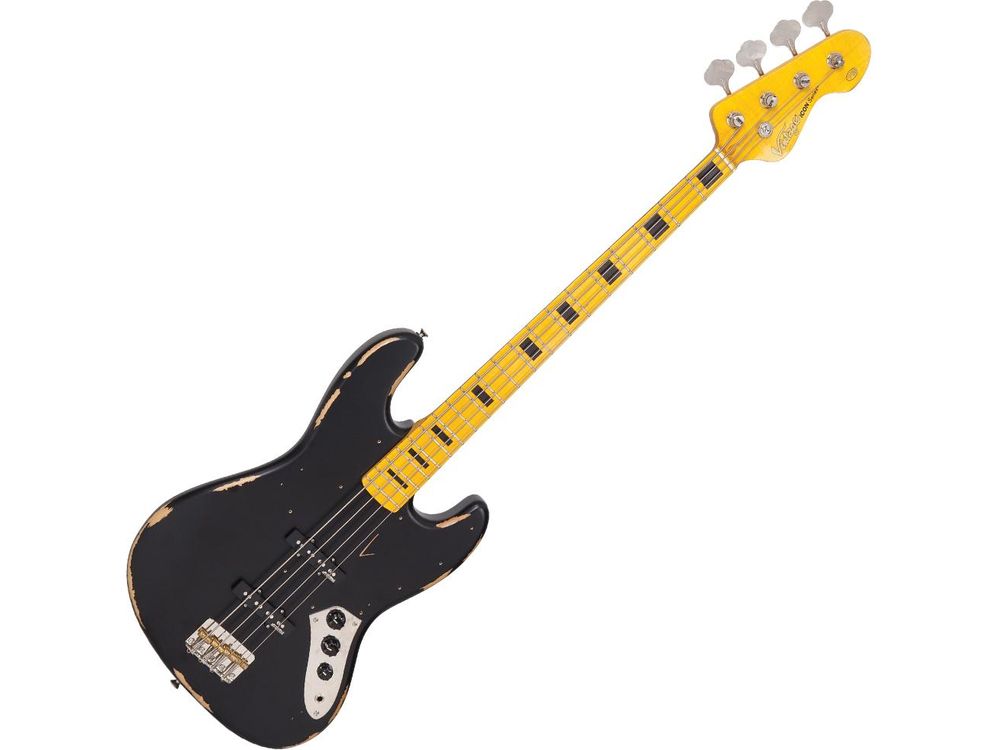 Vintage VJ74 ICON Bass ~ Distressed Black