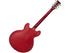 Vintage VSA500 ReIssued Semi Acoustic Guitar ~ Cherry Red