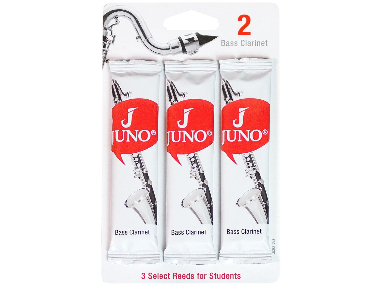 Juno Reeds Clarinet Bass 1.5 Juno (3 PK)