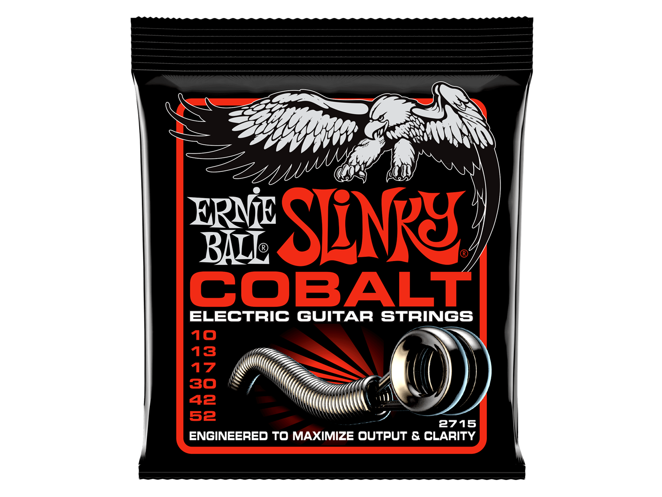 Ernie Ball Cobalt Skinny Slinky Electric Guitar Strings 10-52