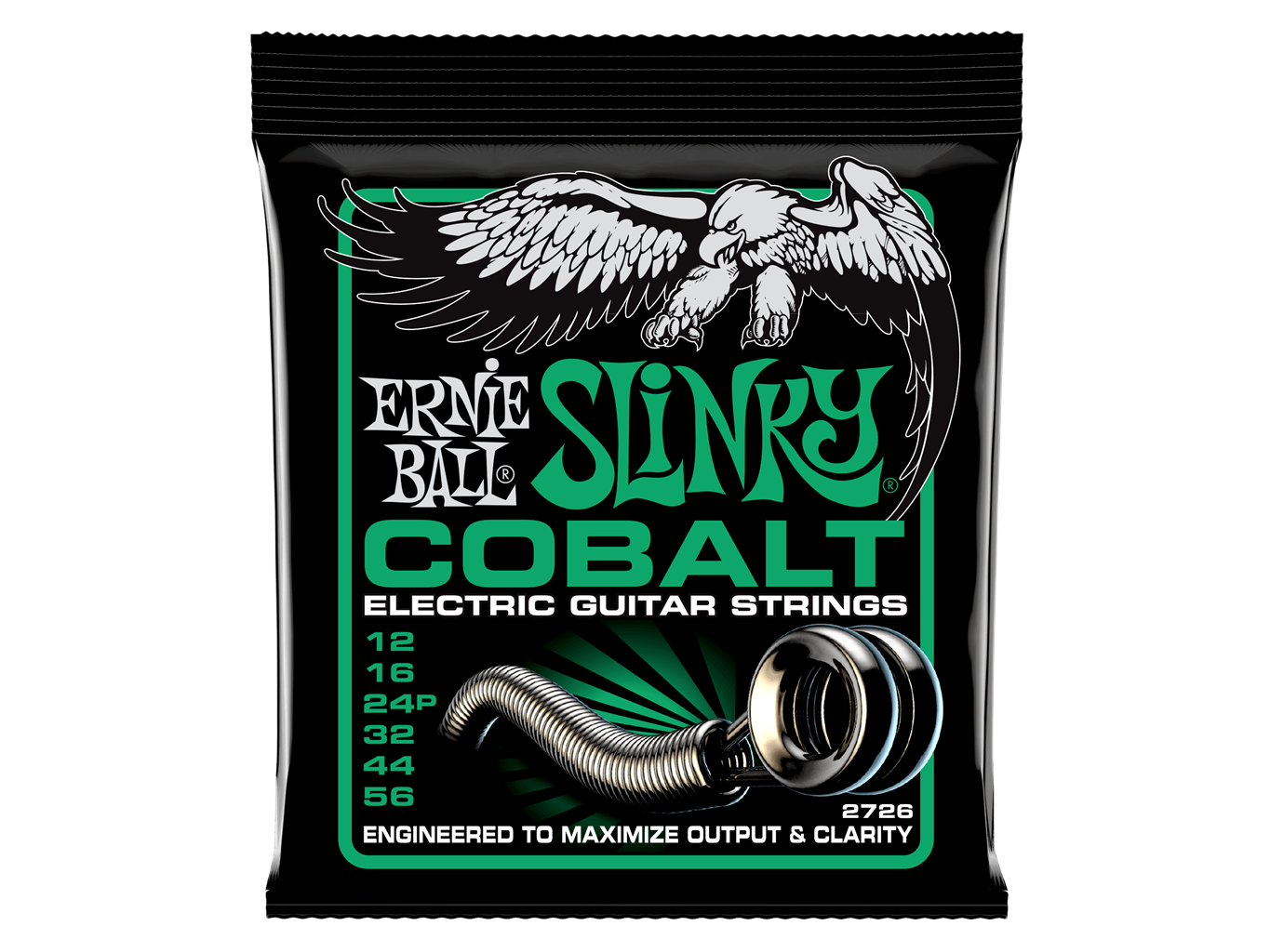 Ernie Ball Cobalt Not Even Slinky Electric Guitar Strings 12-54