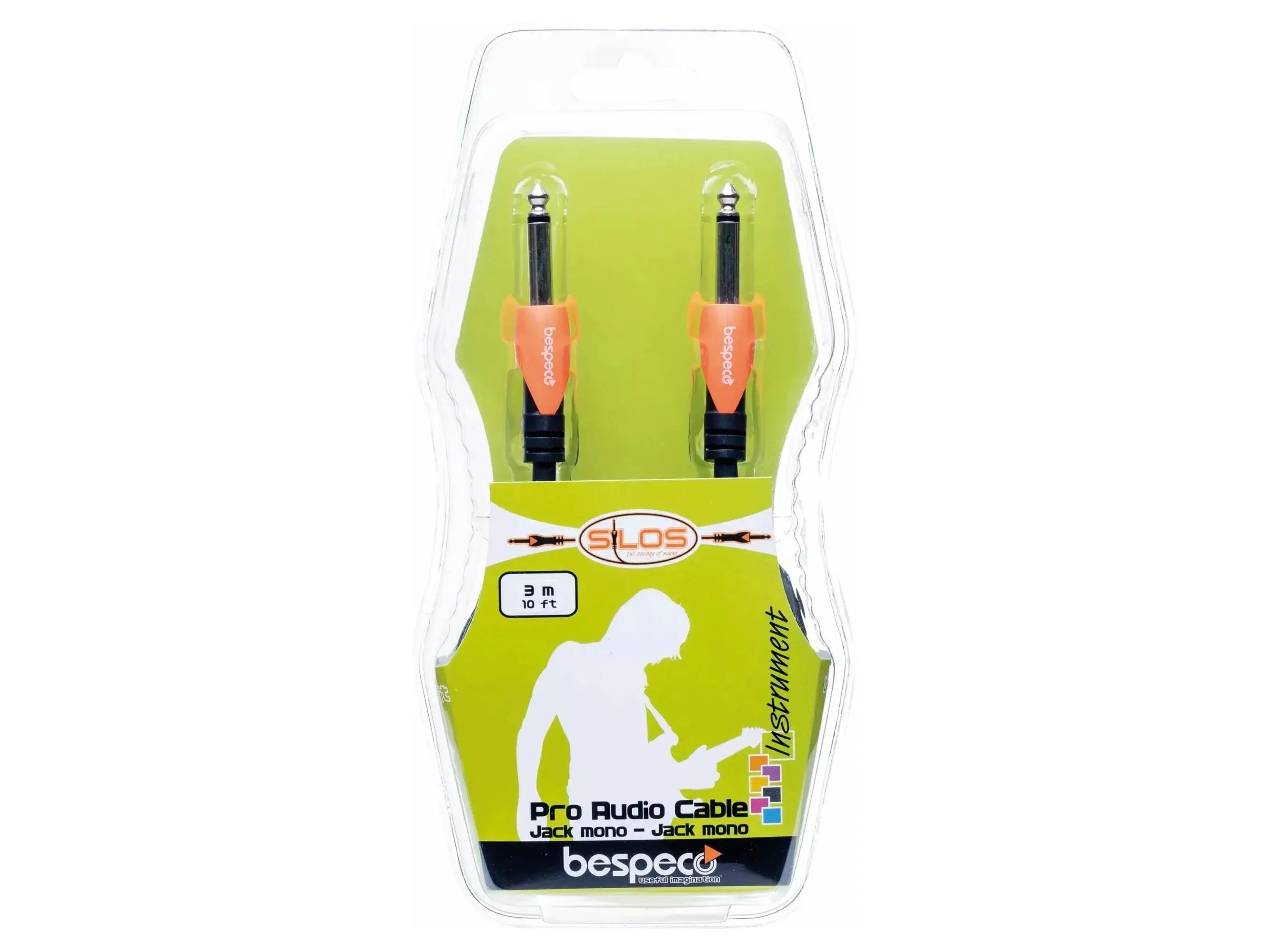 Bespeco SLJJ300 3m (10 foot) jack to jack cable